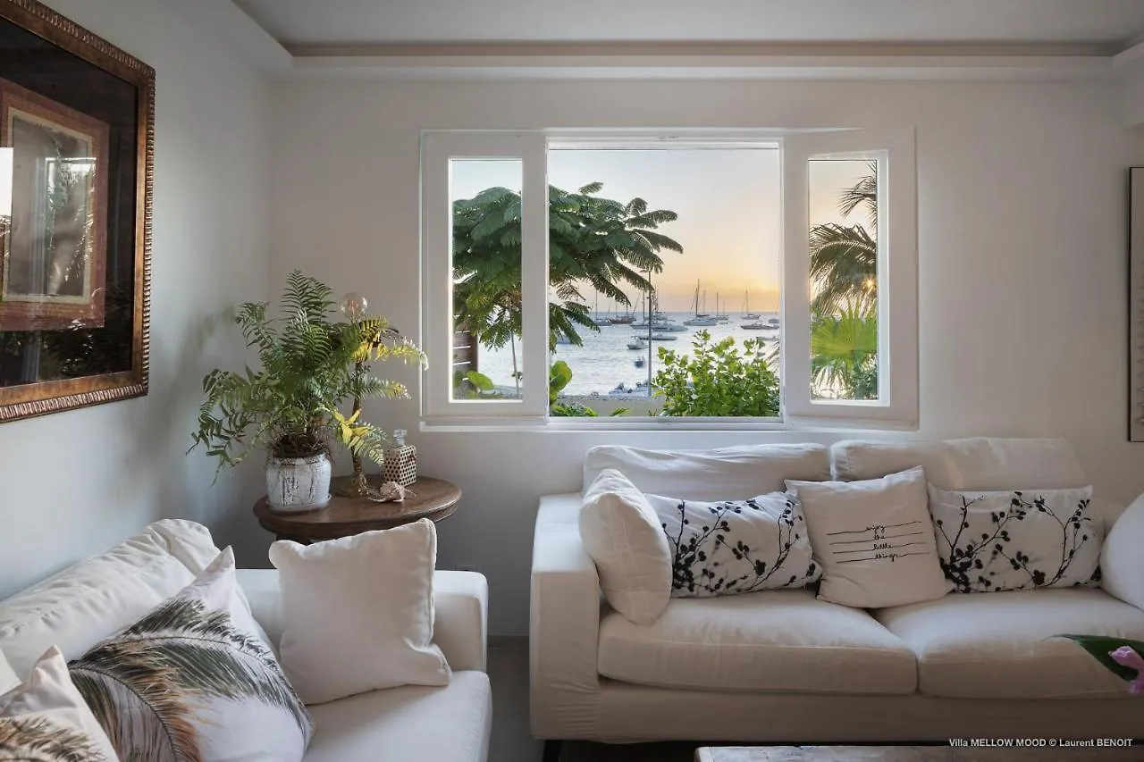 On The Beach , In Saint Barth... Mellow Mood Villa St. Barthelemy