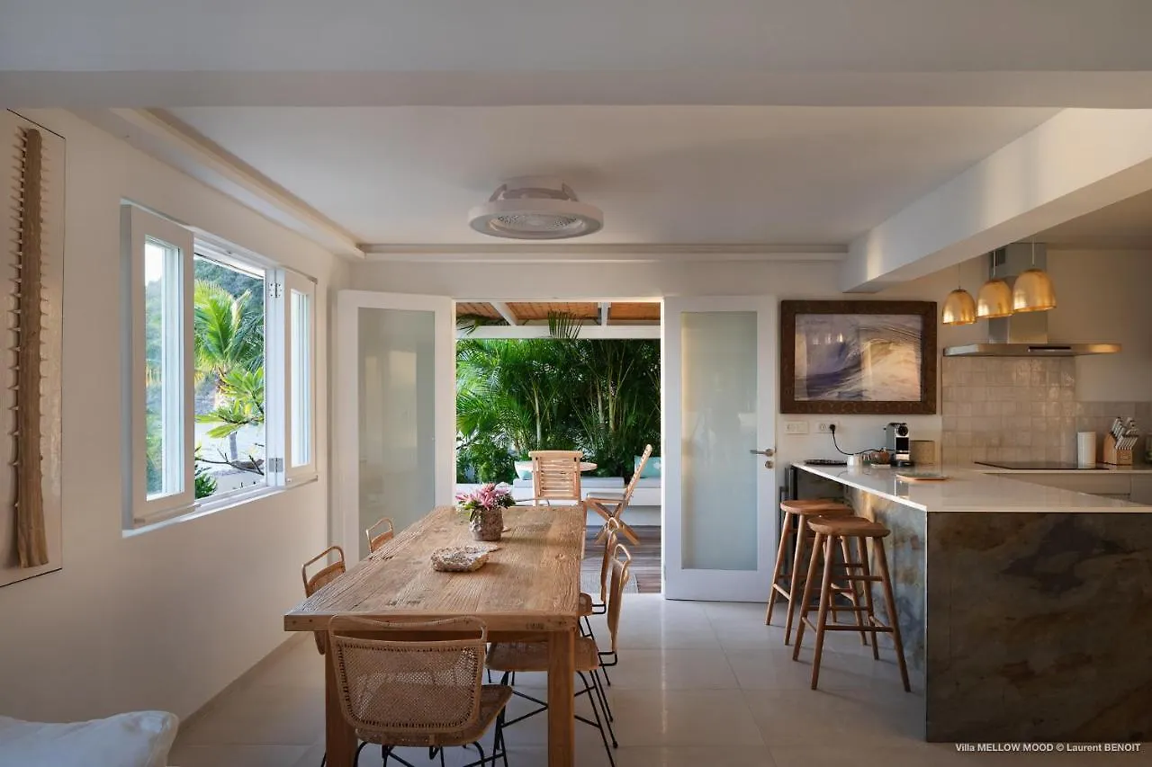 On The Beach , In Saint Barth... Mellow Mood Villa St. Barthelemy